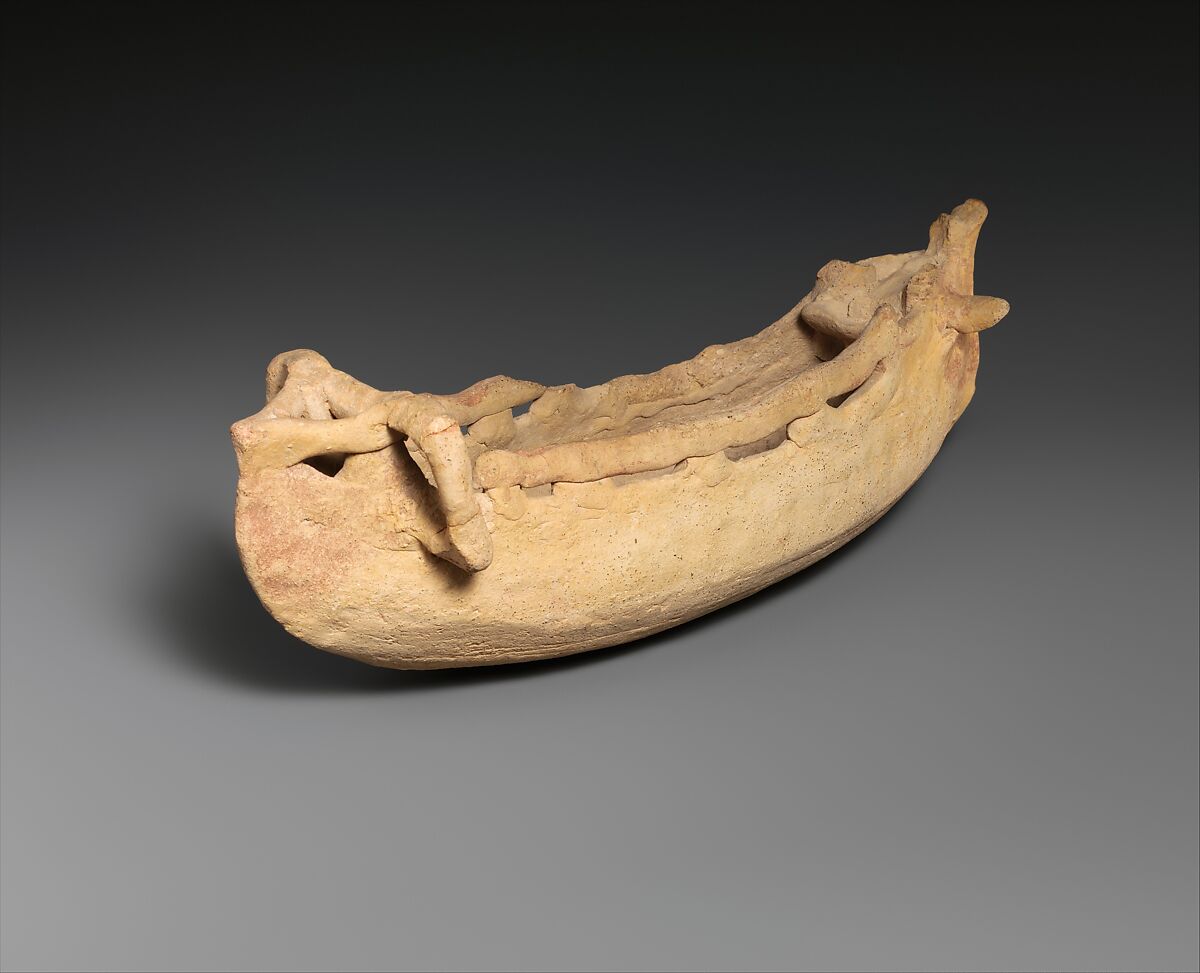 Terracotta model of a ship, Terracotta, Cypriot