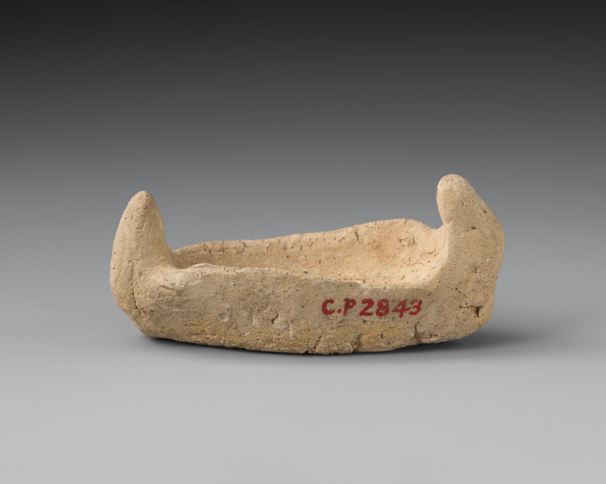 Terracotta model of a boat, Terracotta, Cypriot