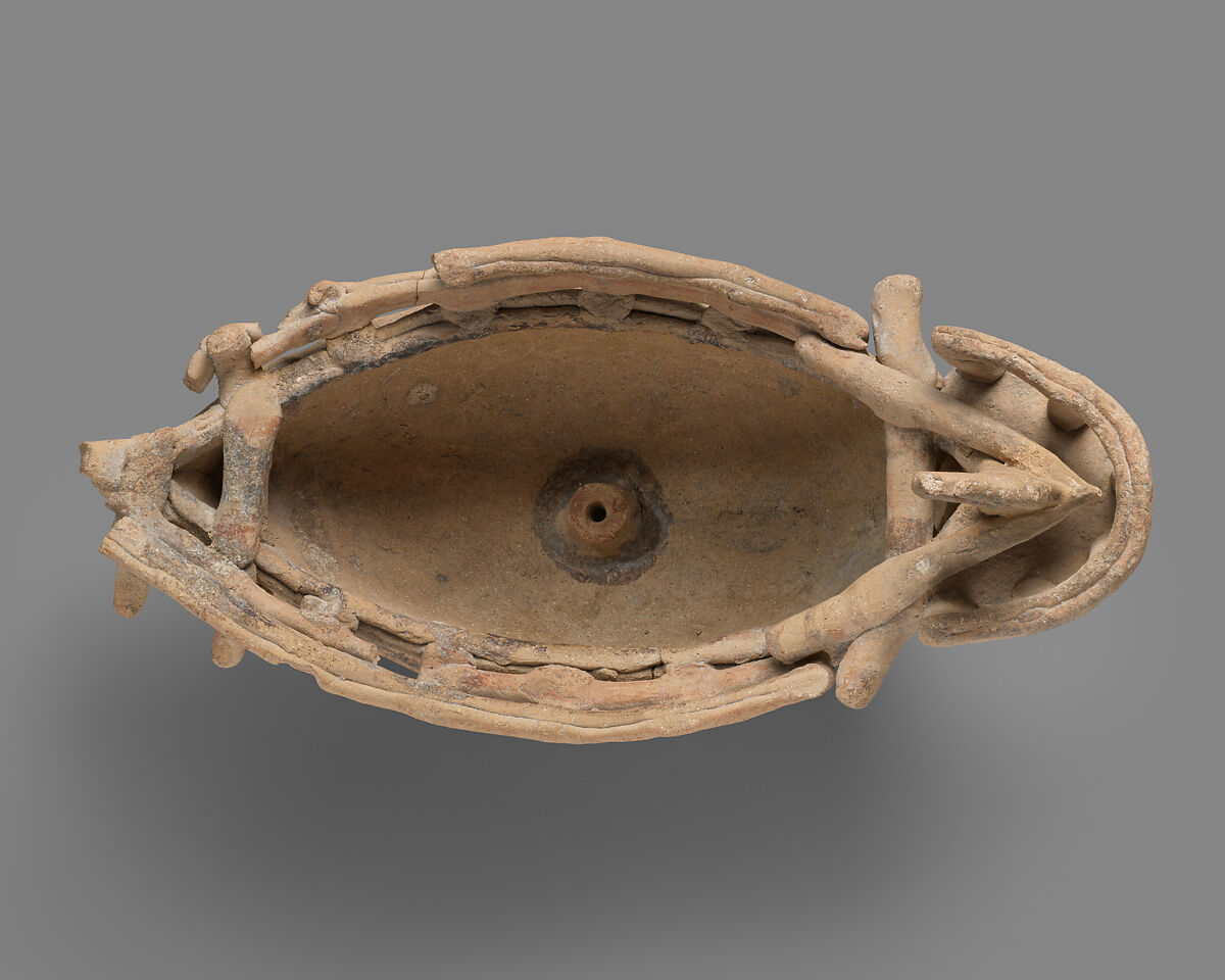 Terracotta model of a ship, Terracotta, Cypriot
