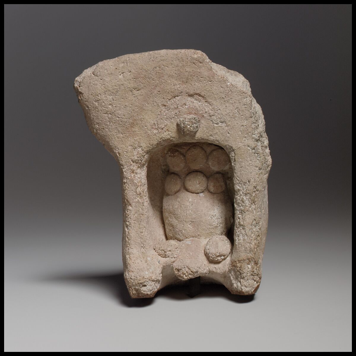 Terracotta model of a shrine, Terracotta, Cypriot 