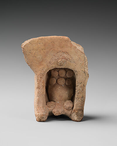 Terracotta model of a shrine