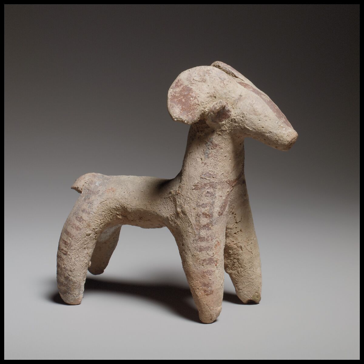 Ram figurine, Terracotta, Cypriot 