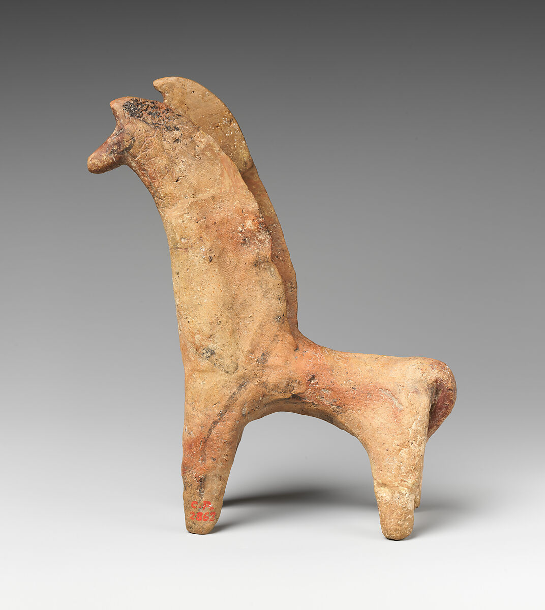 Terracotta pair of horses, Terracotta, Cypriot