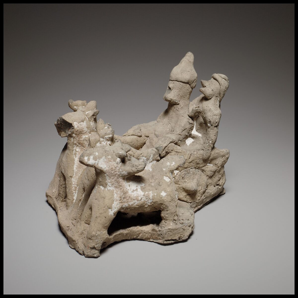 Chariot group, Terracotta, Cypriot 