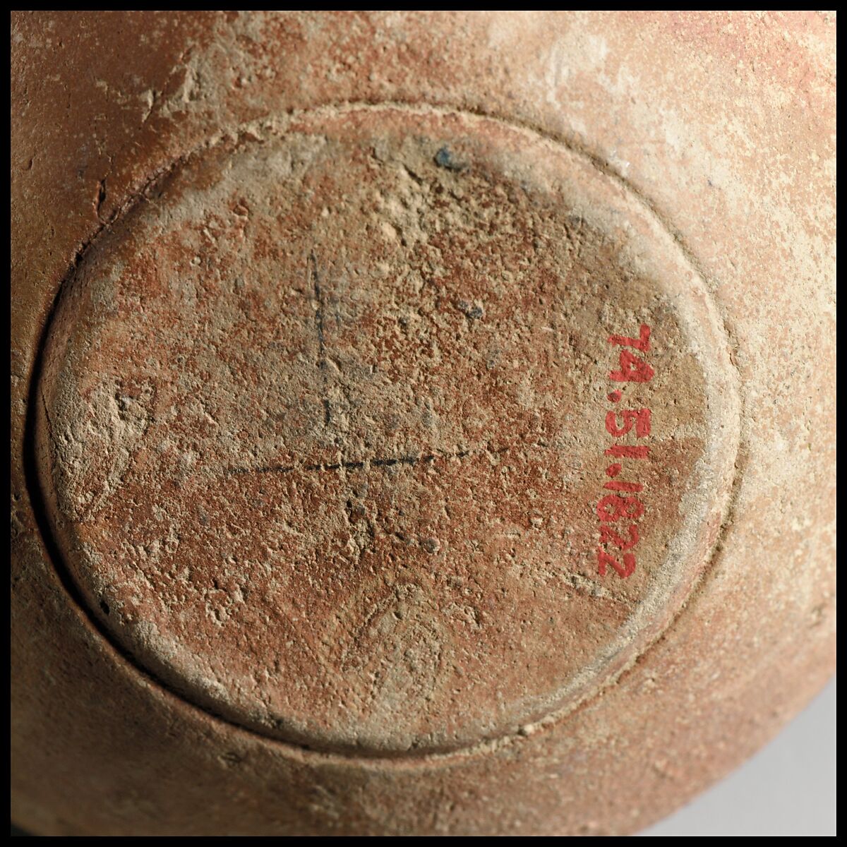 Terracotta oil lamp, Terracotta, Roman, Cypriot