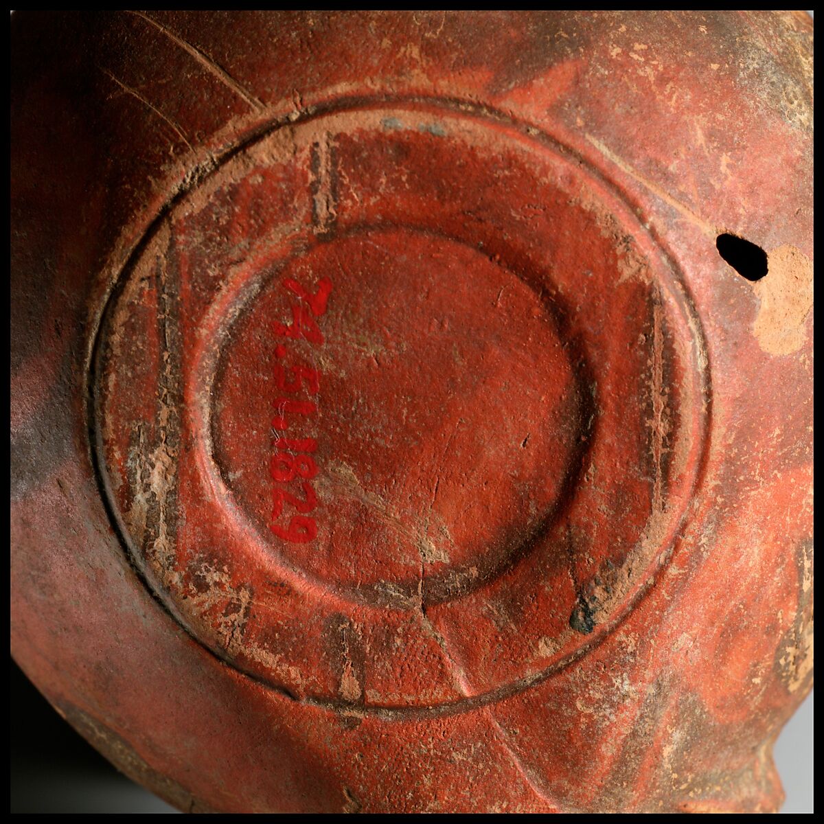 Terracotta oil lamp, Terracotta, Roman, Cypriot