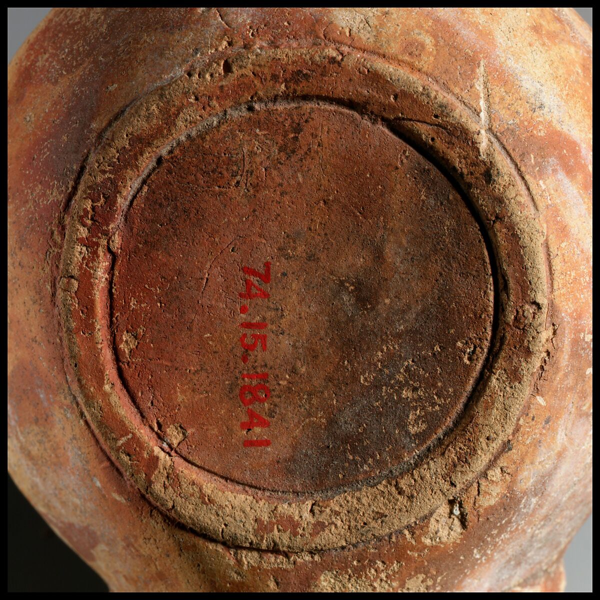 Terracotta oil lamp, Terracotta, Roman, Cypriot