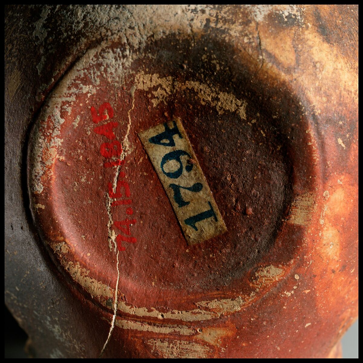 Terracotta oil lamp, Terracotta, Cypriot