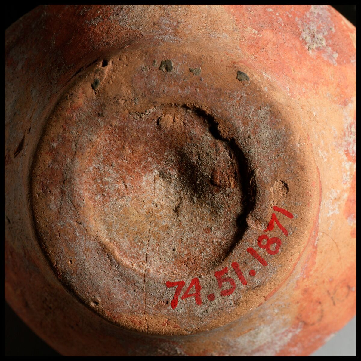 Terracotta oil lamp, Terracotta, Greek