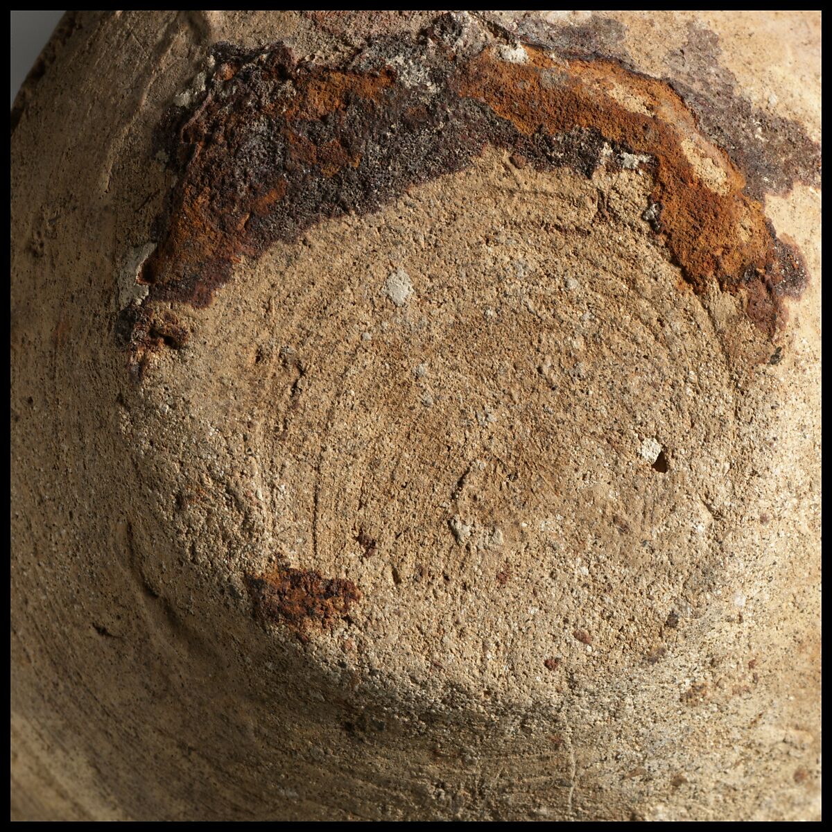 Terracotta saucer-shaped lamp, Terracotta, Cypriot