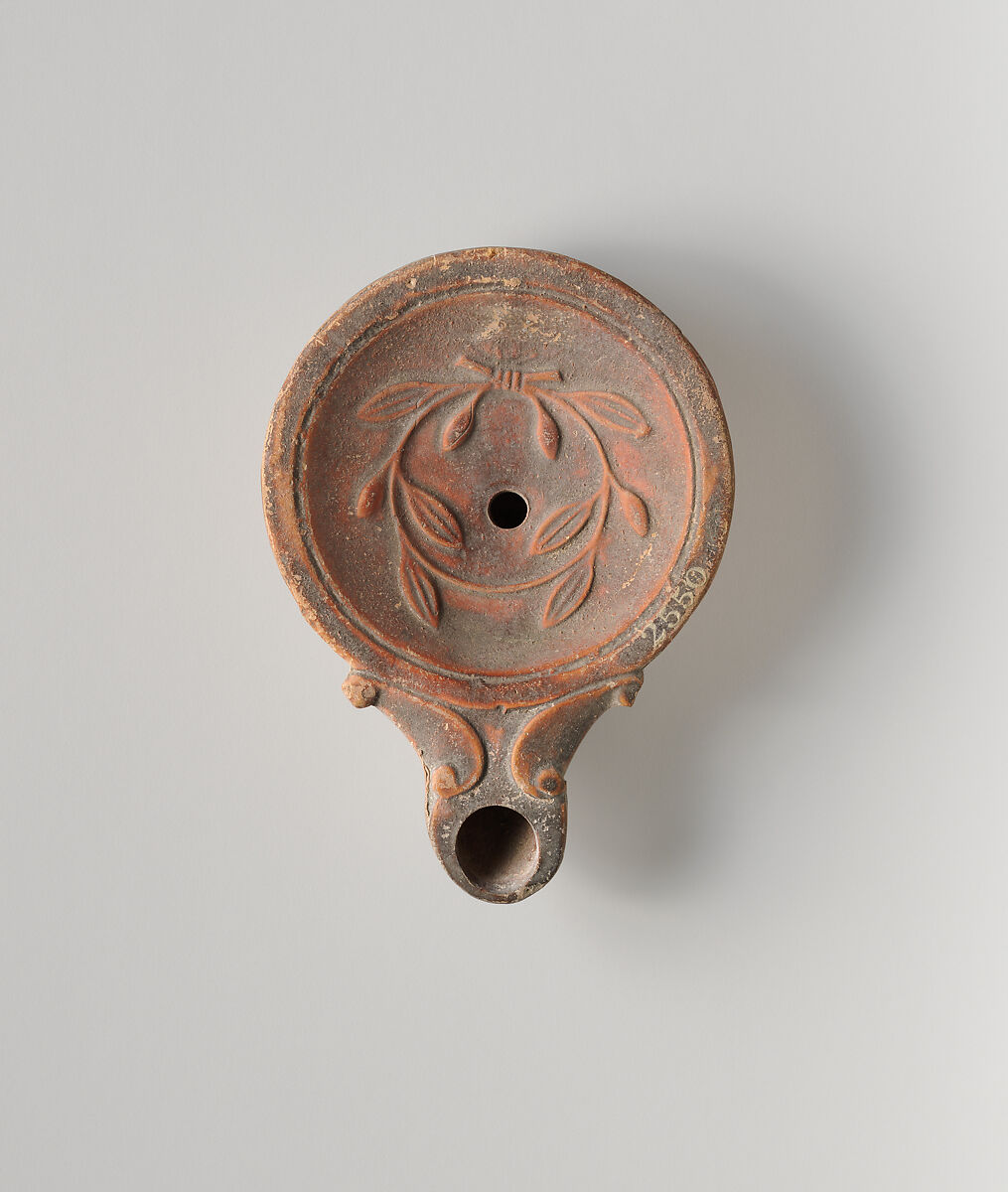 Terracotta oil lamp, Terracotta 