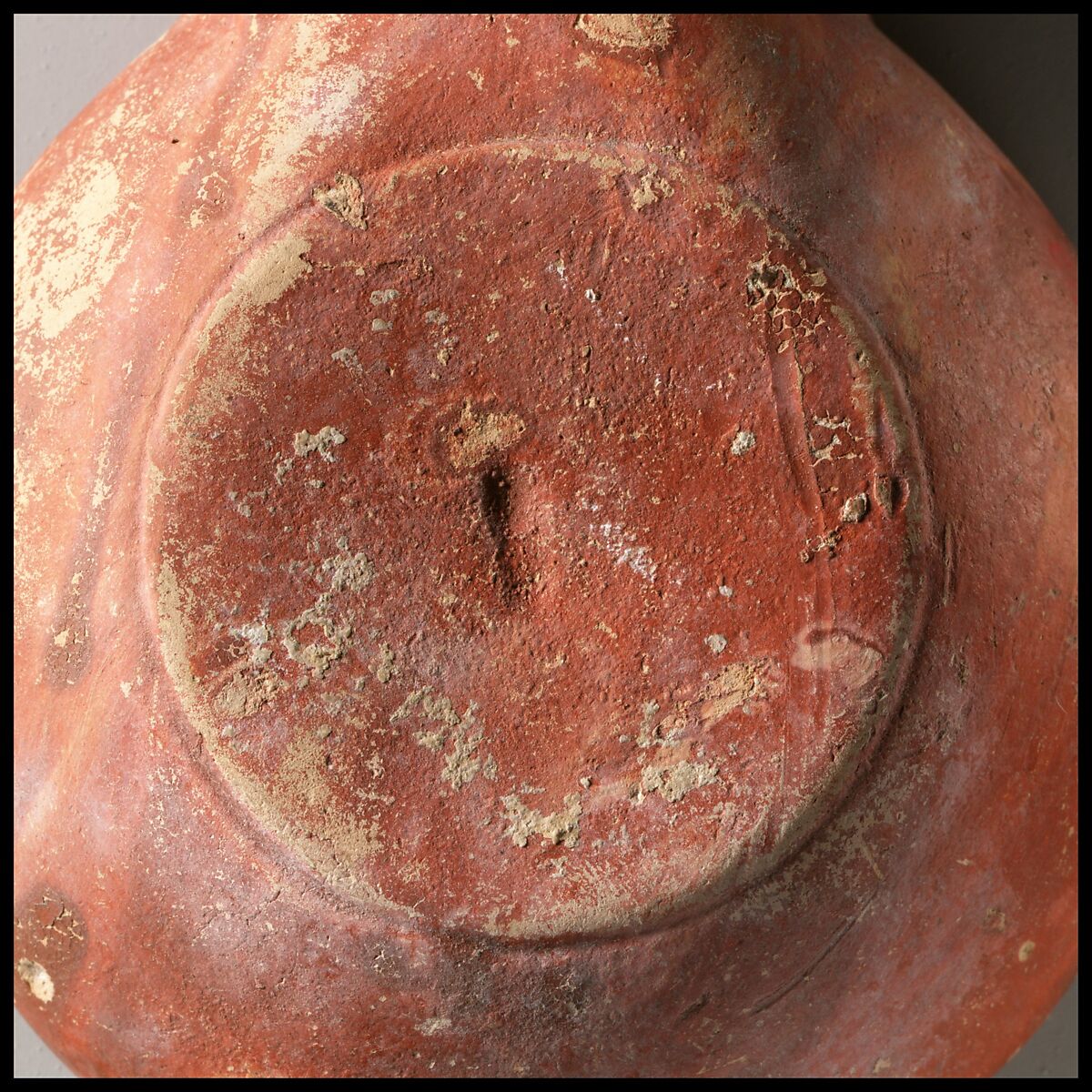 Terracotta oil lamp, Terracotta, Roman