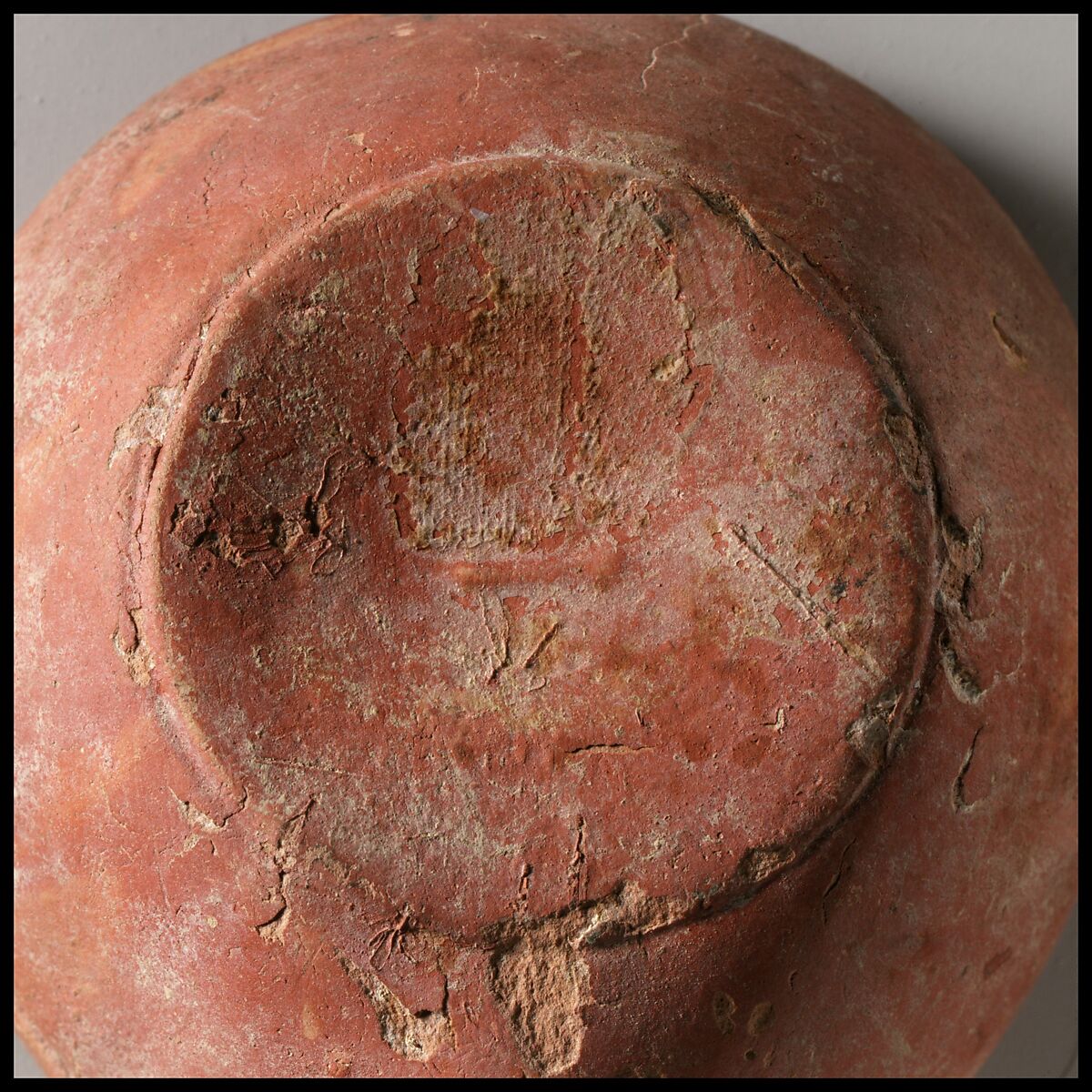 Terracotta oil lamp, Terracotta, Roman