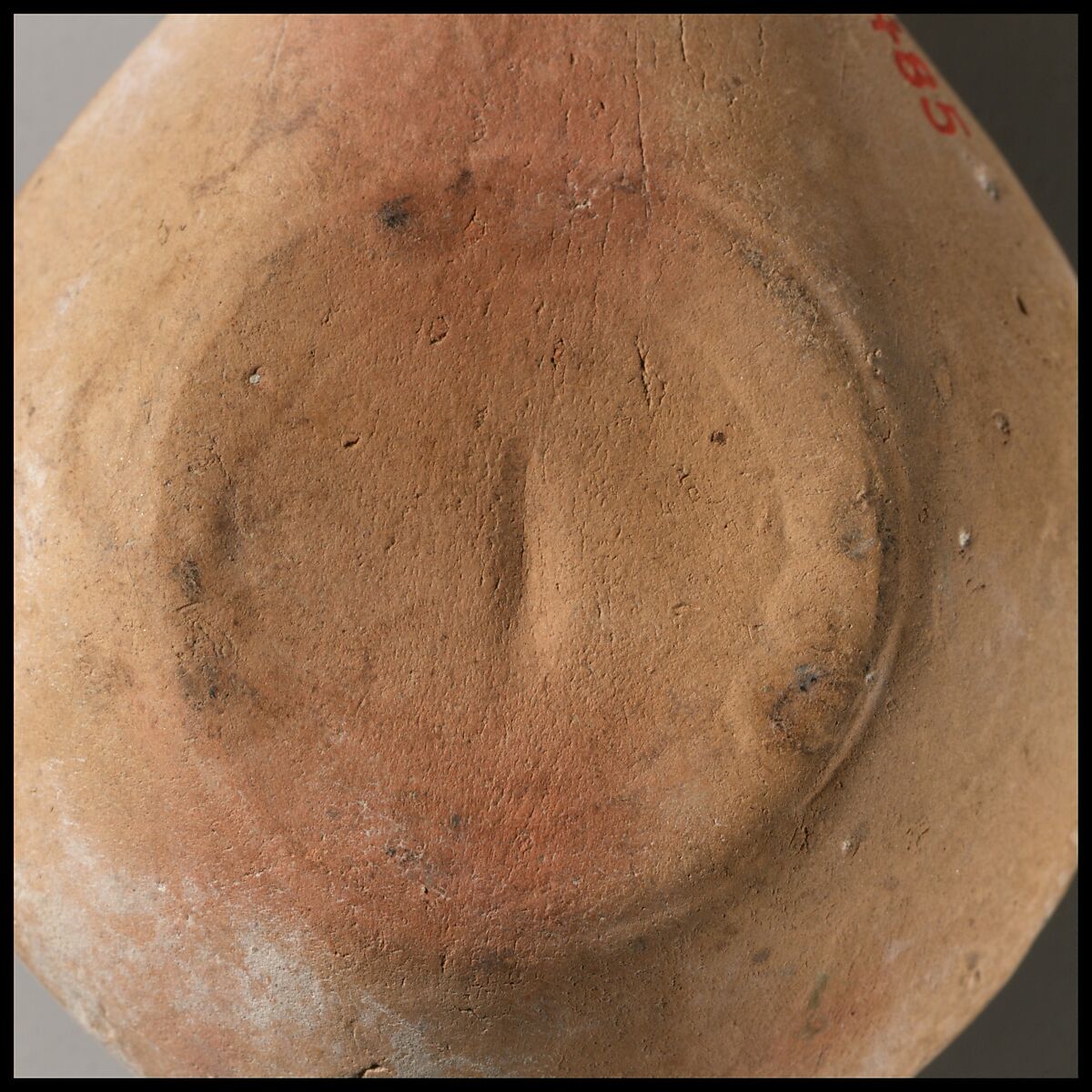 Terracotta oil lamp, Terracotta, Roman