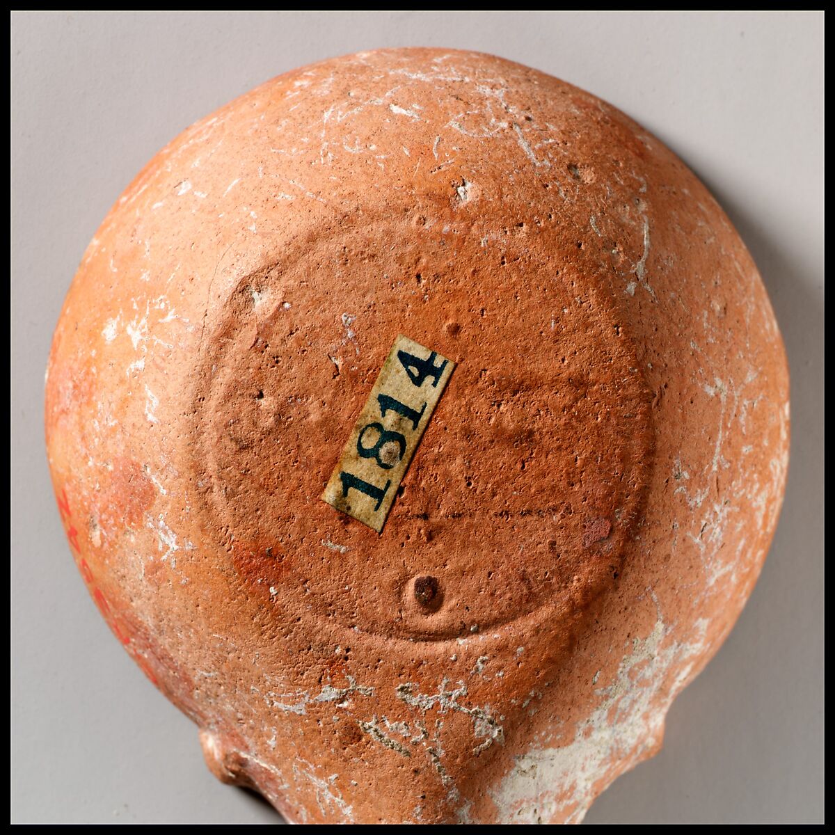 Terracotta oil lamp, Terracotta, Roman, Cypriot