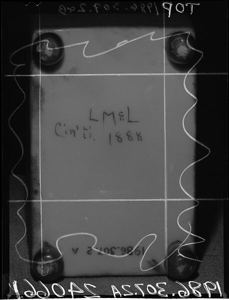 Covered Jewel Box, M. Louise McLaughlin (American, Cincinnati, Ohio 1847–1939 Cincinnati, Ohio), Porcelain, overglaze gilding, American