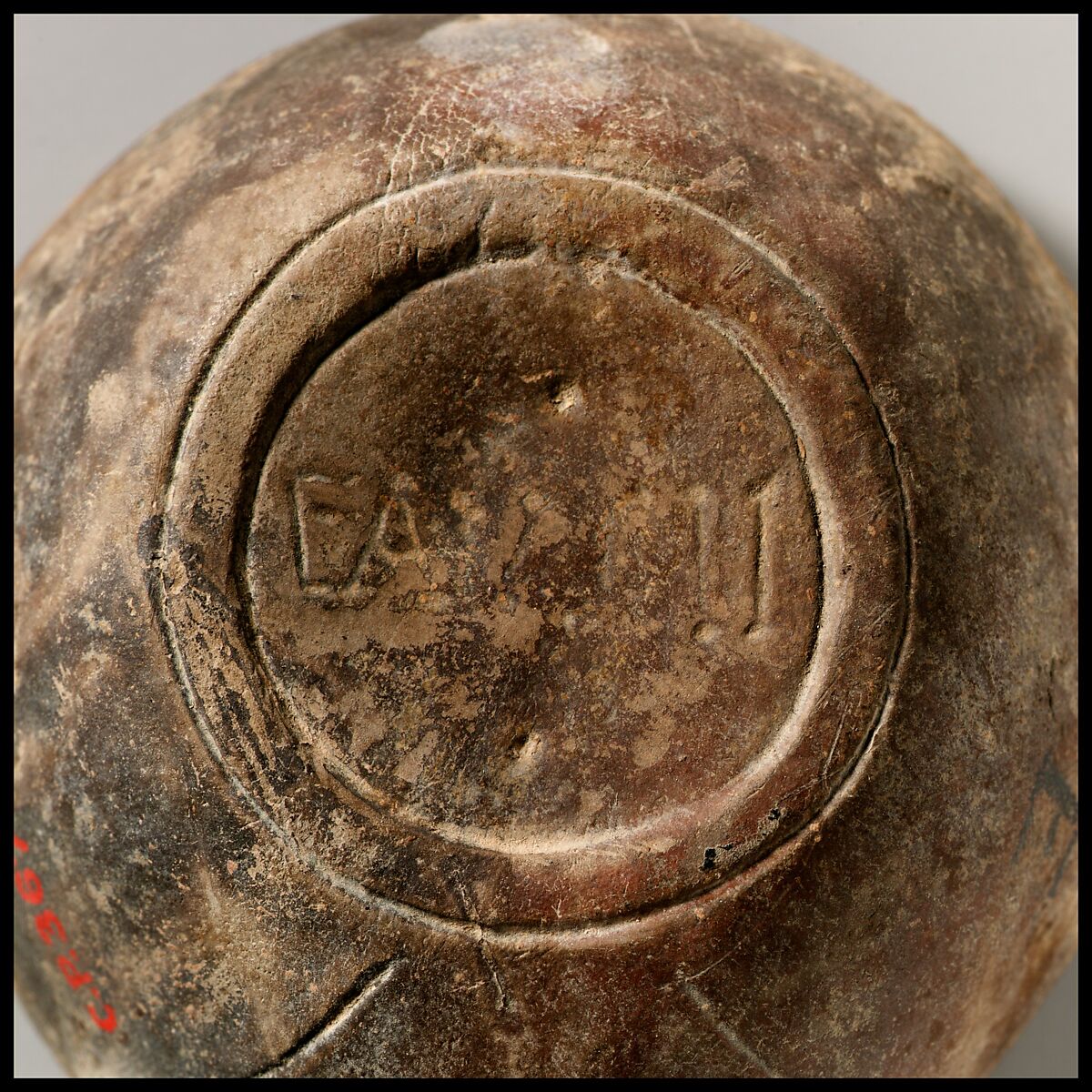 Terracotta oil lamp, Terracotta, Roman, Cypriot