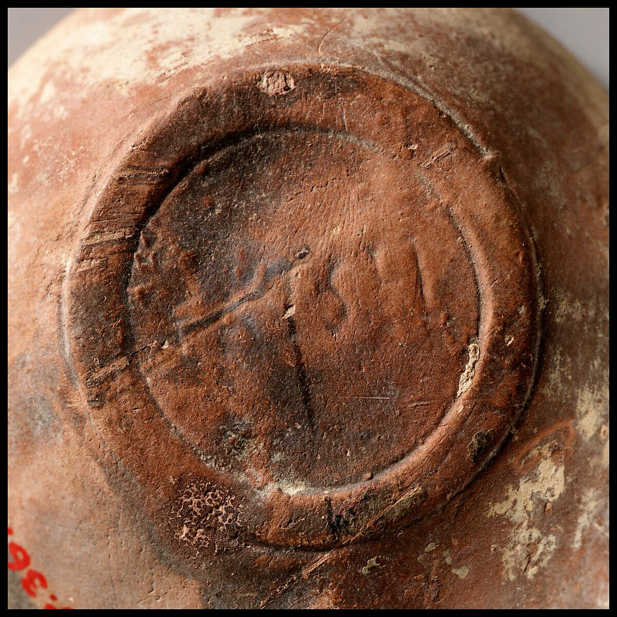 Terracotta oil lamp, Terracotta, Roman, Cypriot