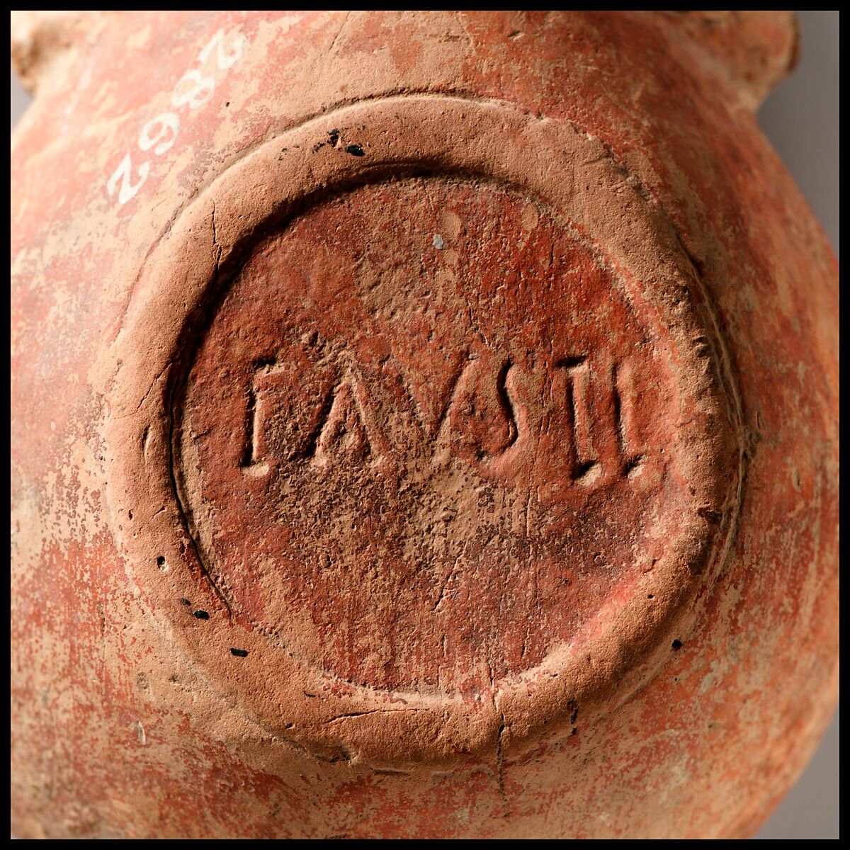 Terracotta oil lamp, Terracotta, Roman, Cypriot