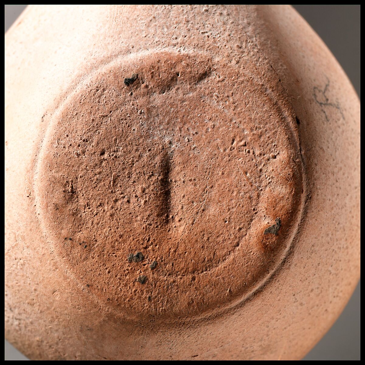 Terracotta oil lamp, Terracotta, Roman, Cypriot