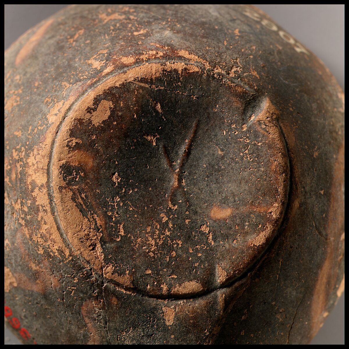 Terracotta oil lamp, Terracotta, Roman, Cypriot
