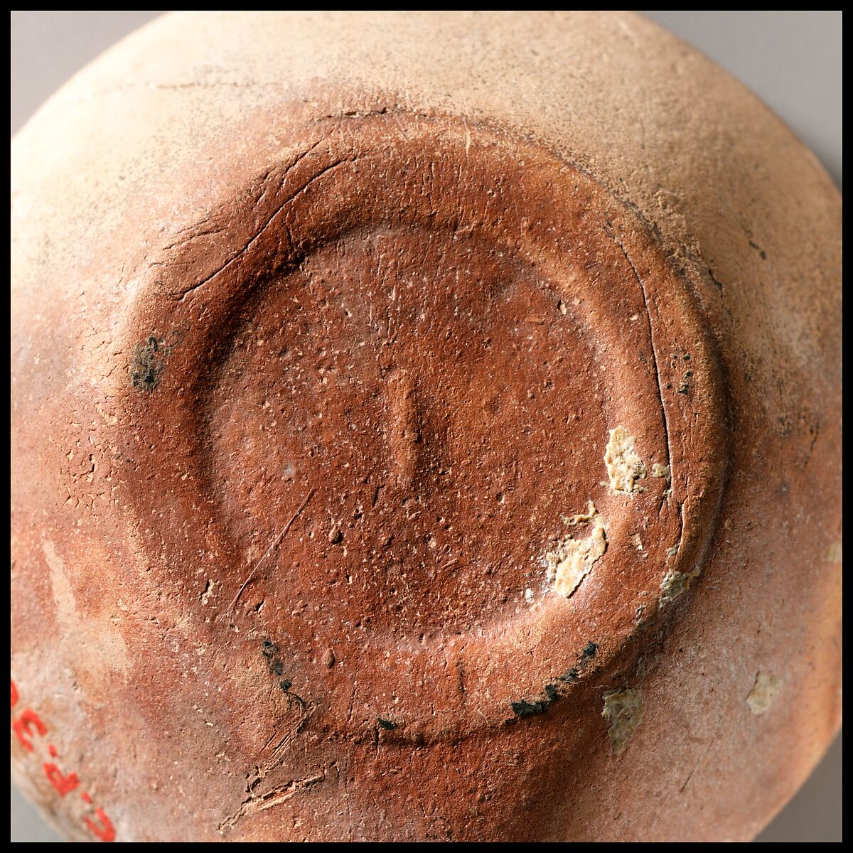 Terracotta oil lamp, Terracotta, Roman, Cypriot