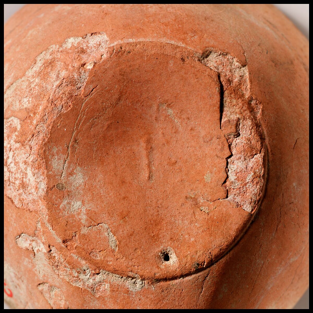Terracotta oil lamp, Terracotta, Roman, Cypriot