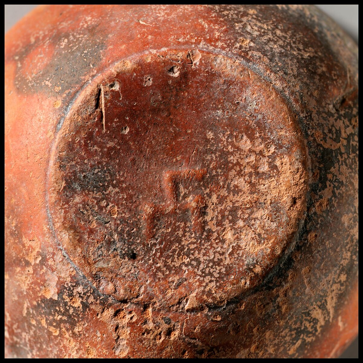 Terracotta oil lamp, Terracotta, Roman, Cypriot