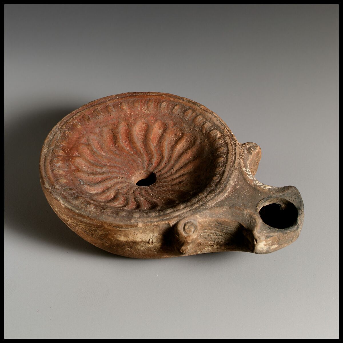 Terracotta oil lamp Roman, Cypriot Early Imperial The