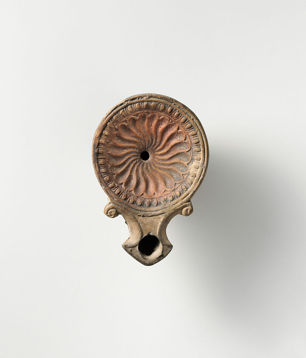 Terracotta store oil lamp