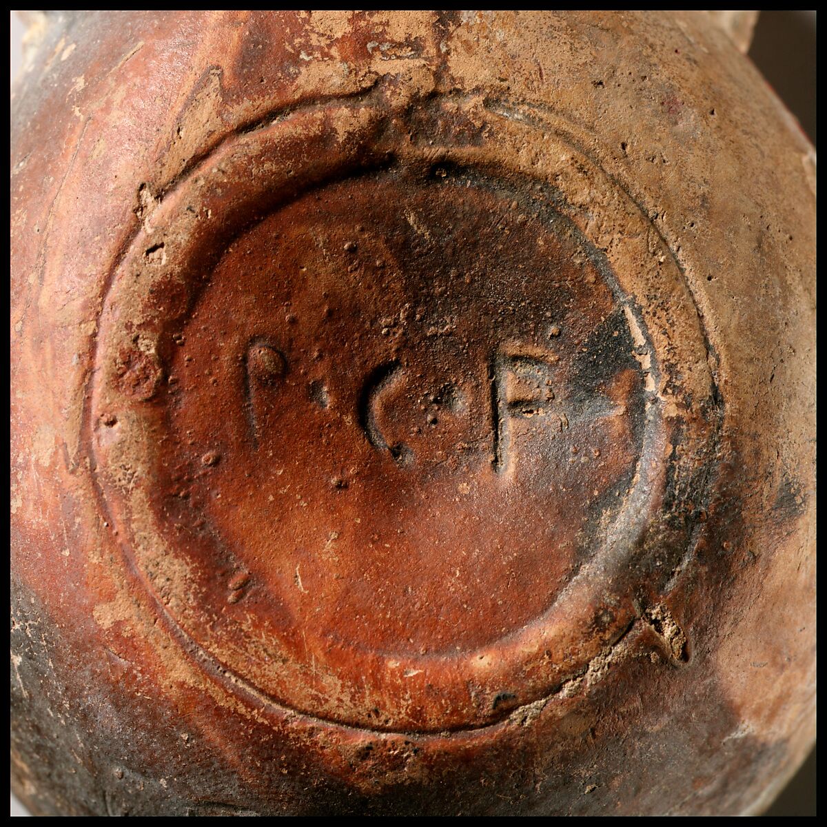 Terracotta oil lamp, Terracotta, Roman, Cypriot