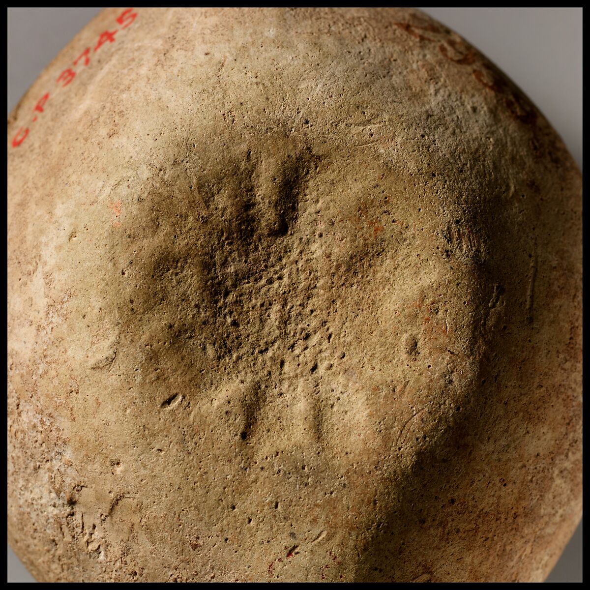 Terracotta oil lamp, Terracotta, Roman, Cypriot