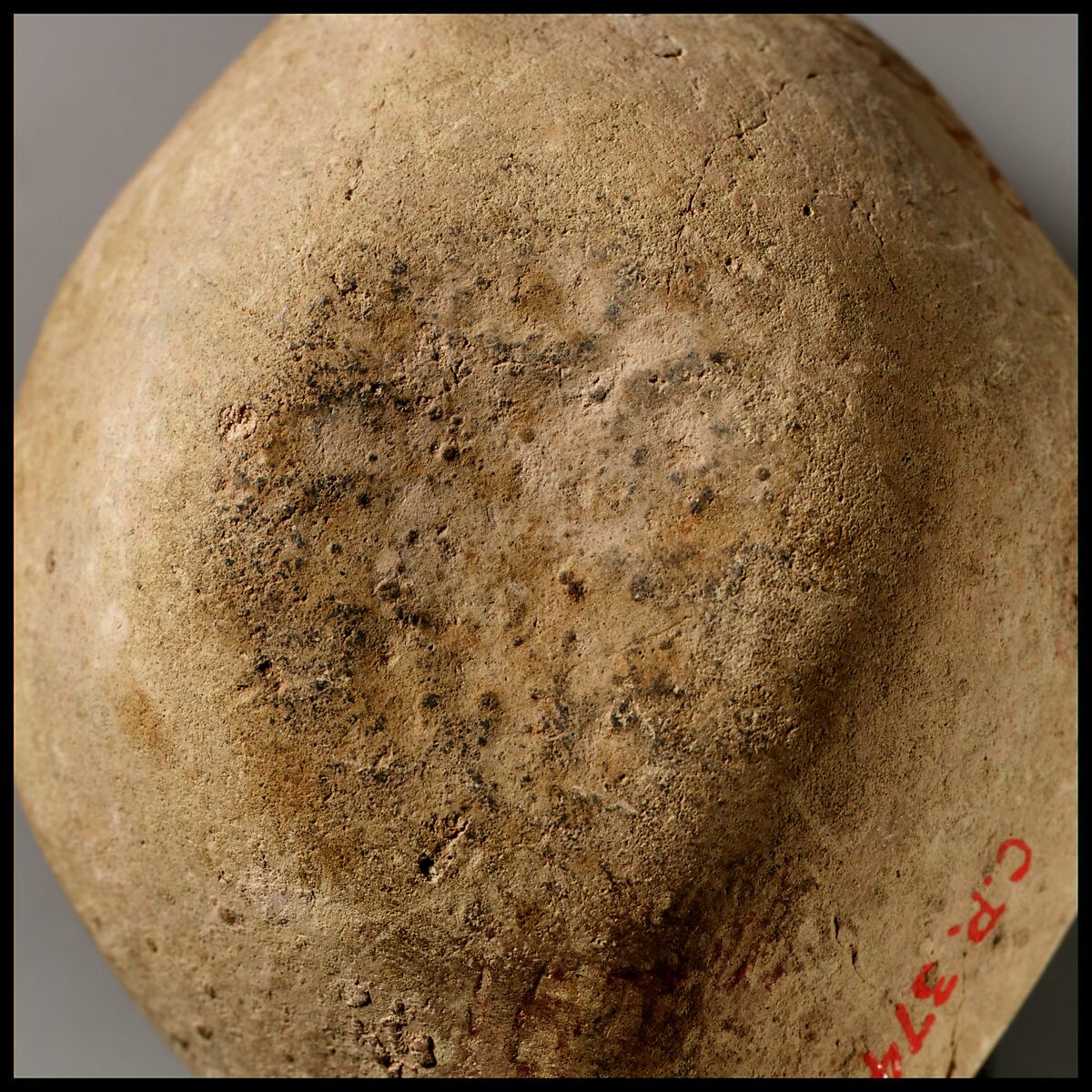 Terracotta oil lamp, Terracotta, Roman