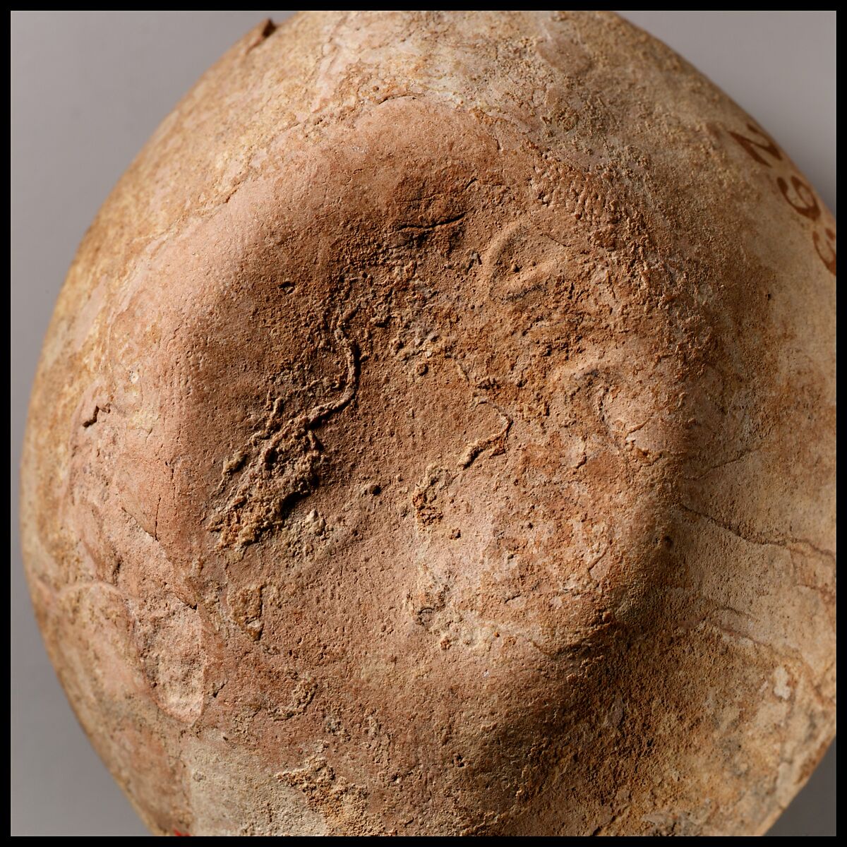 Terracotta oil lamp, Terracotta, Roman, Cypriot