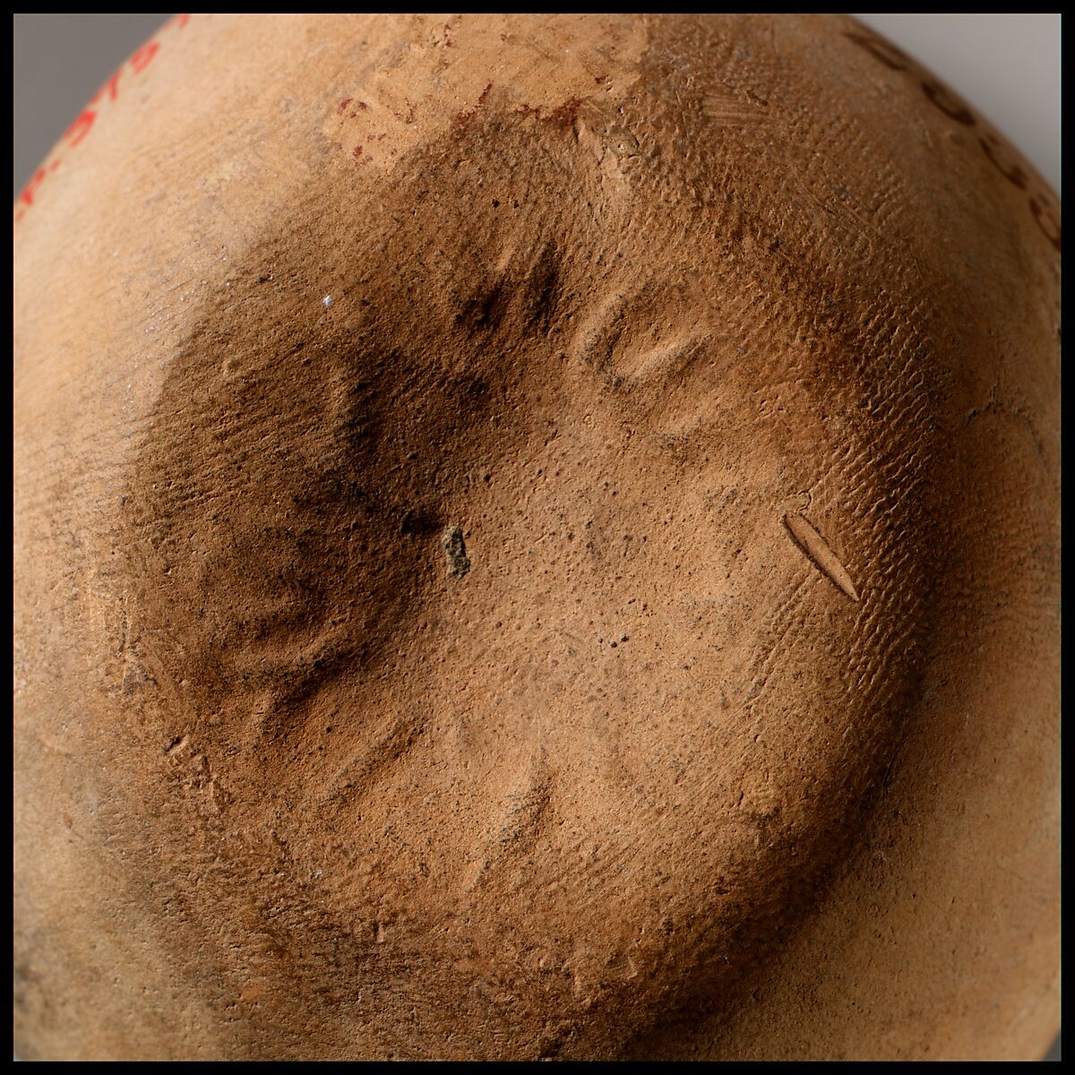 Terracotta oil lamp, Terracotta, Roman, Cypriot