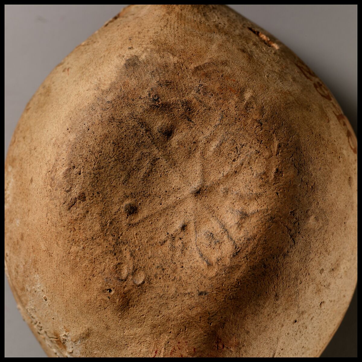 Terracotta oil lamp, Terracotta, Roman, Cypriot