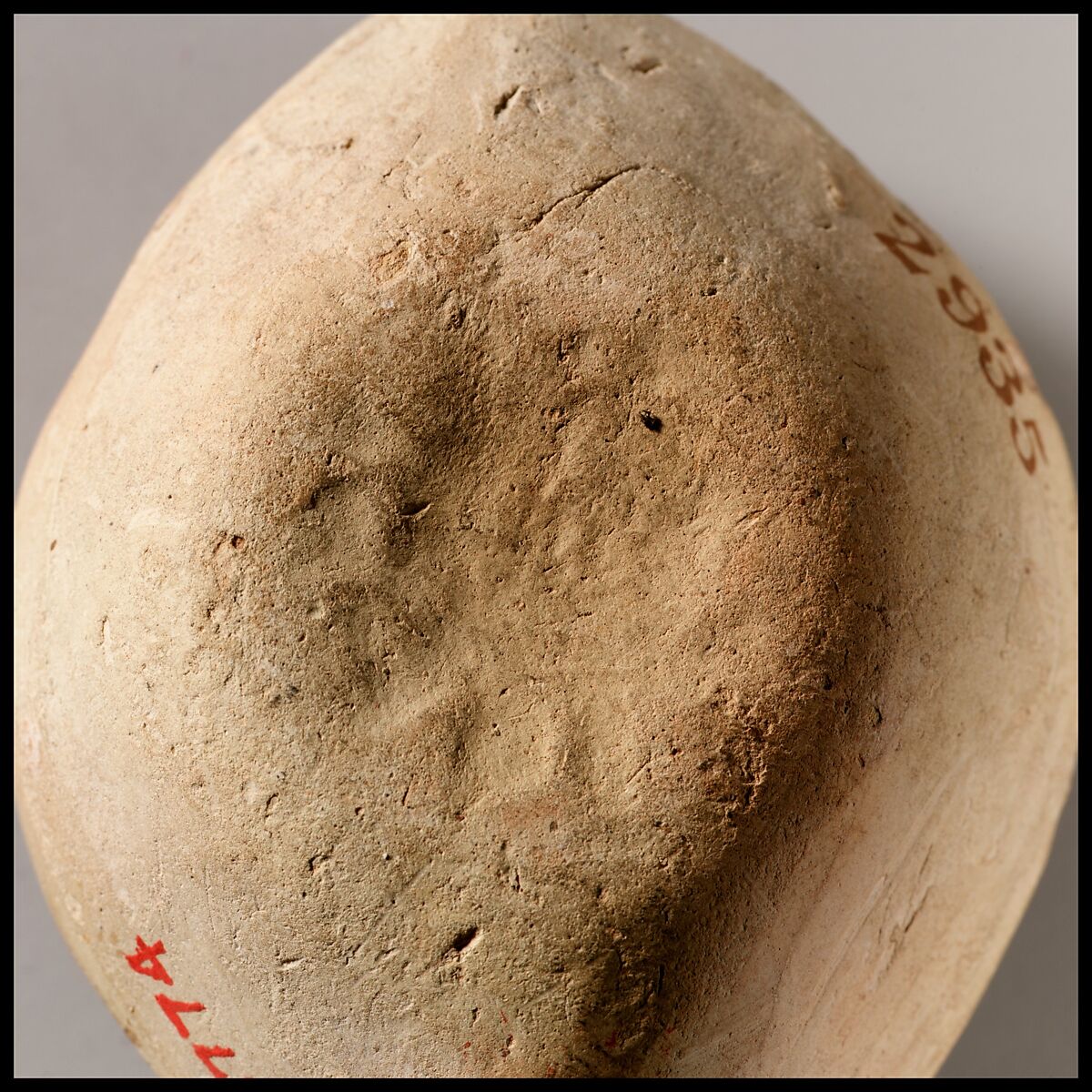 Terracotta oil lamp, Terracotta, Roman, Cypriot