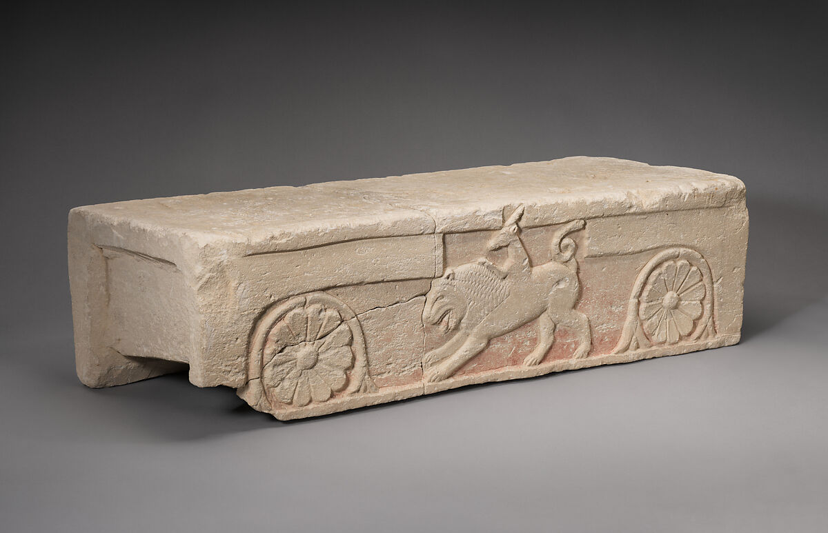 Limestone footstool, Limestone, Cypriot