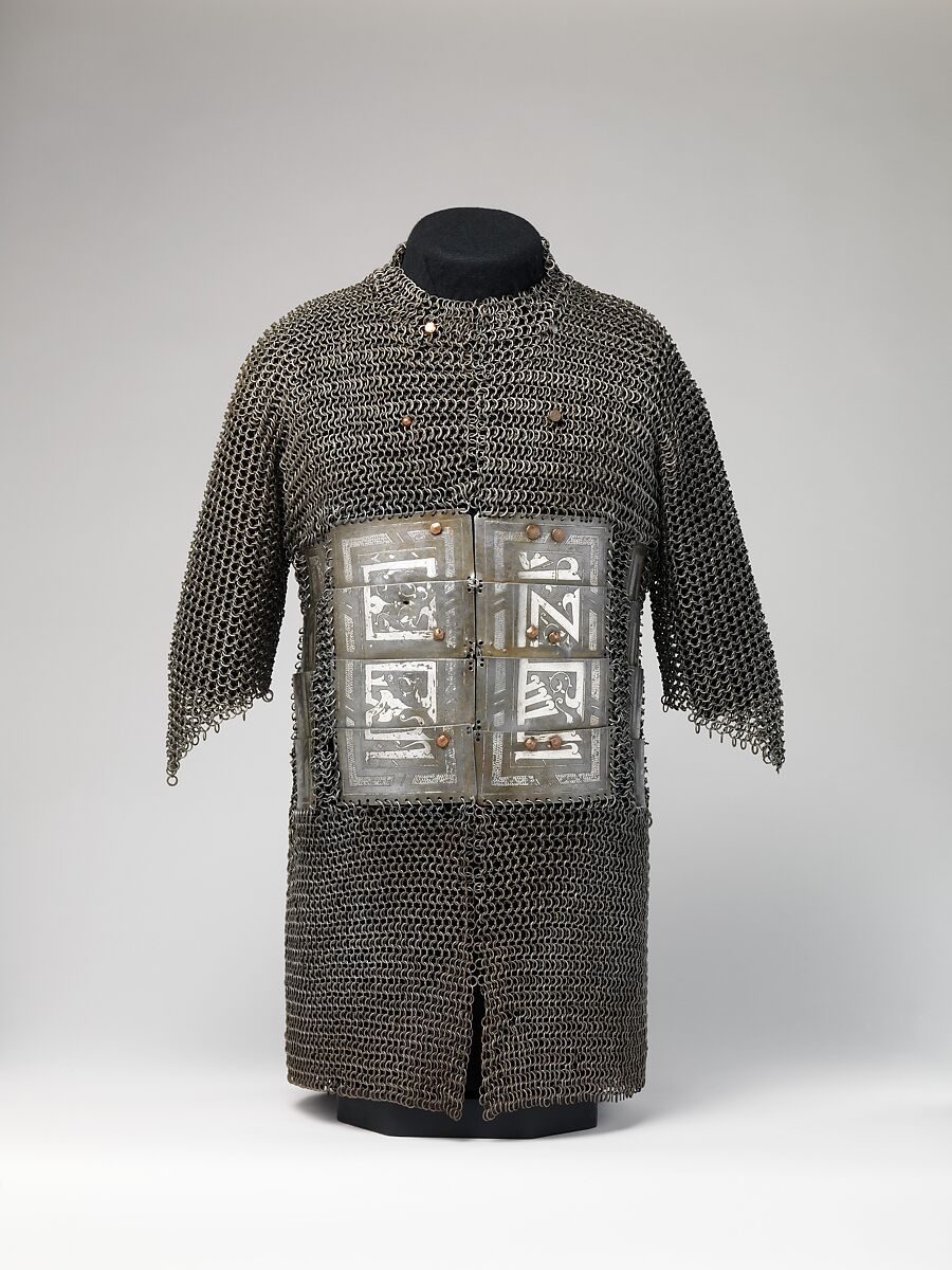 Shirt of Mail and Plate, Steel, iron, copper alloy, silver, Turkish, possibly Istanbul