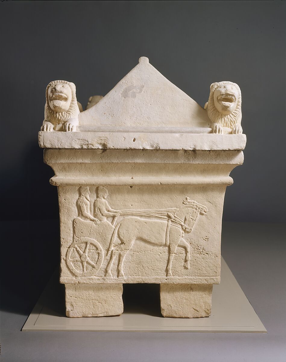Limestone sarcophagus, Limestone, Cypriot