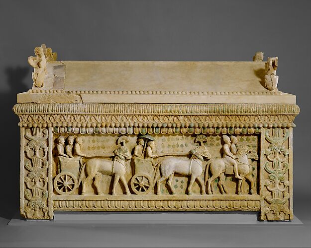 Limestone sarcophagus: the Amathus sarcophagus