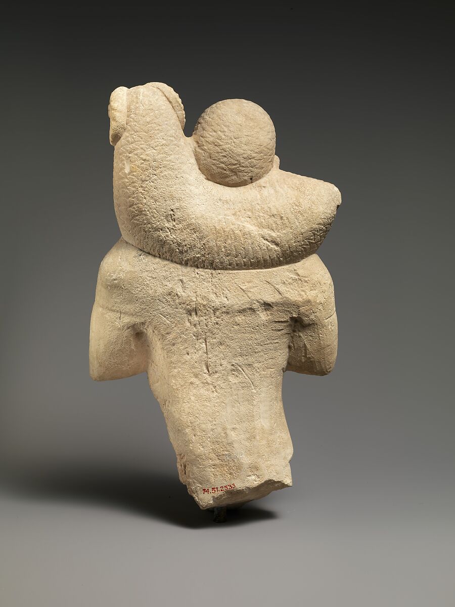 Limestone ram-bearer, Limestone, Cypriot