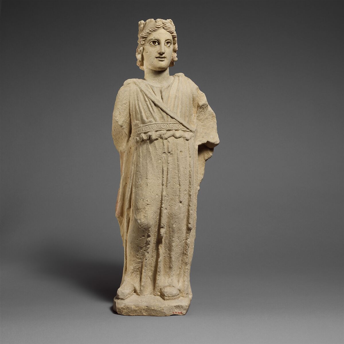 Limestone statue of Apollo, Limestone, Cypriot 