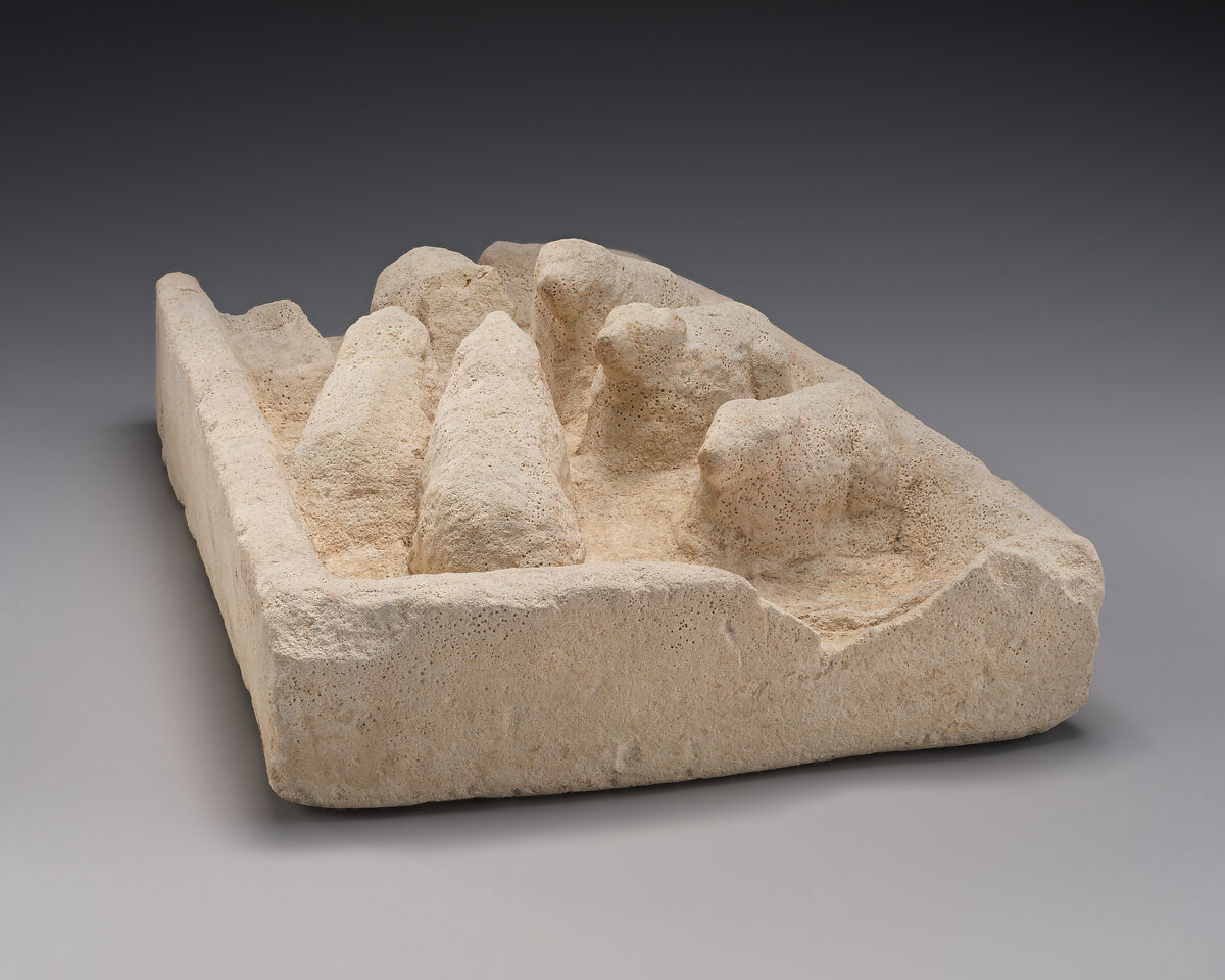 Limestone model of a sheepfold, Limestone, Cypriot