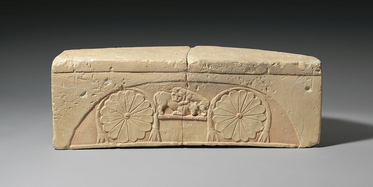 Limestone footstool, Limestone, Cypriot 