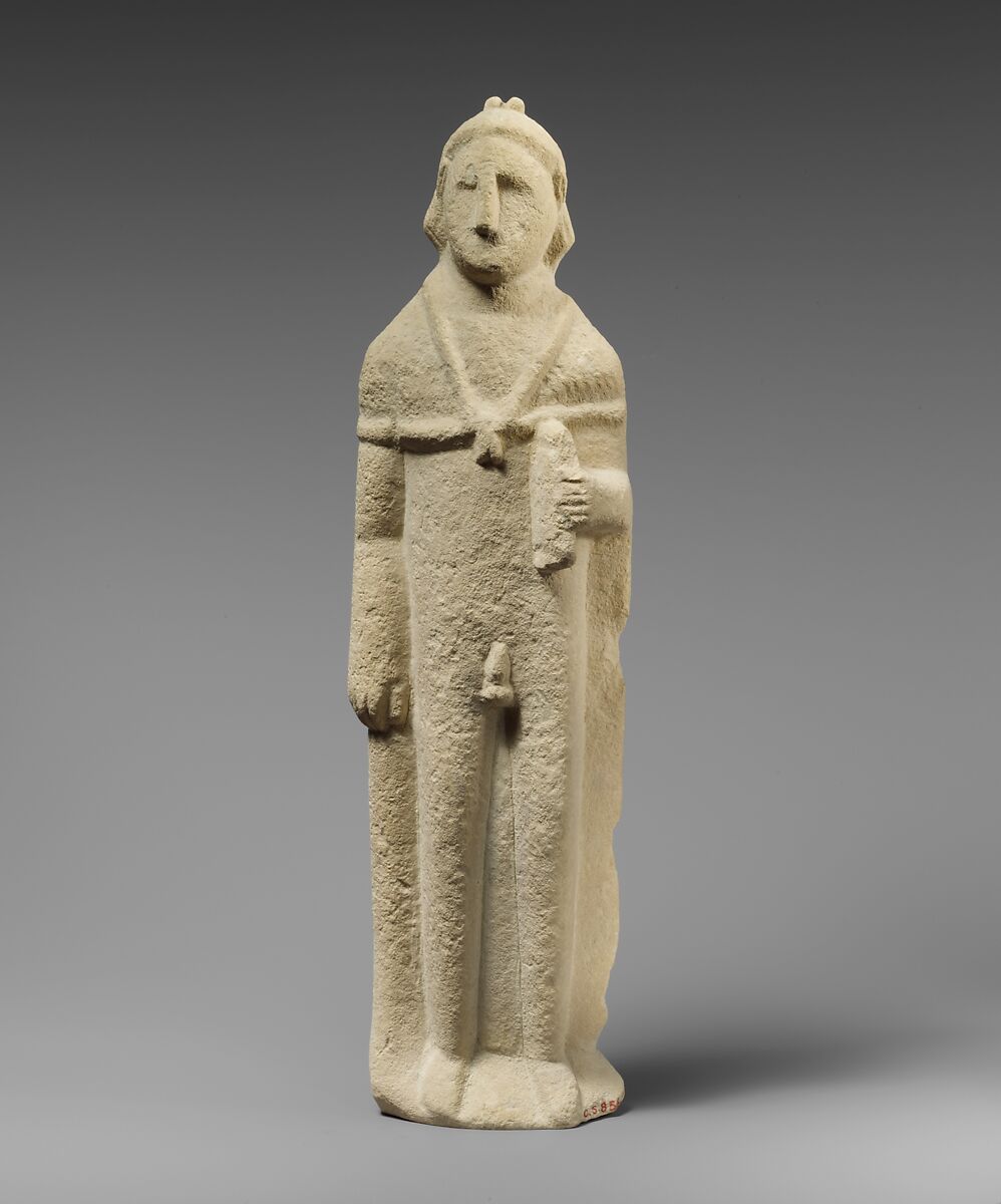 Limestone statuette of Pan, Limestone, Cypriot 