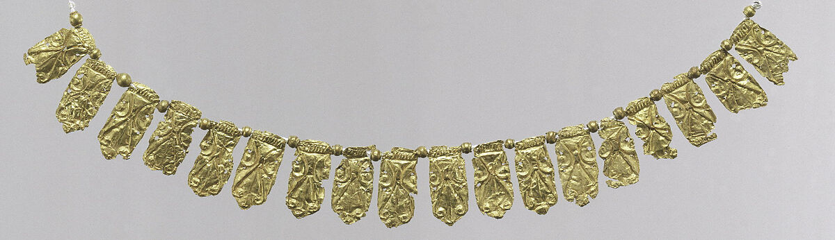 Gold necklace, Gold, Cypriot or Aegean 