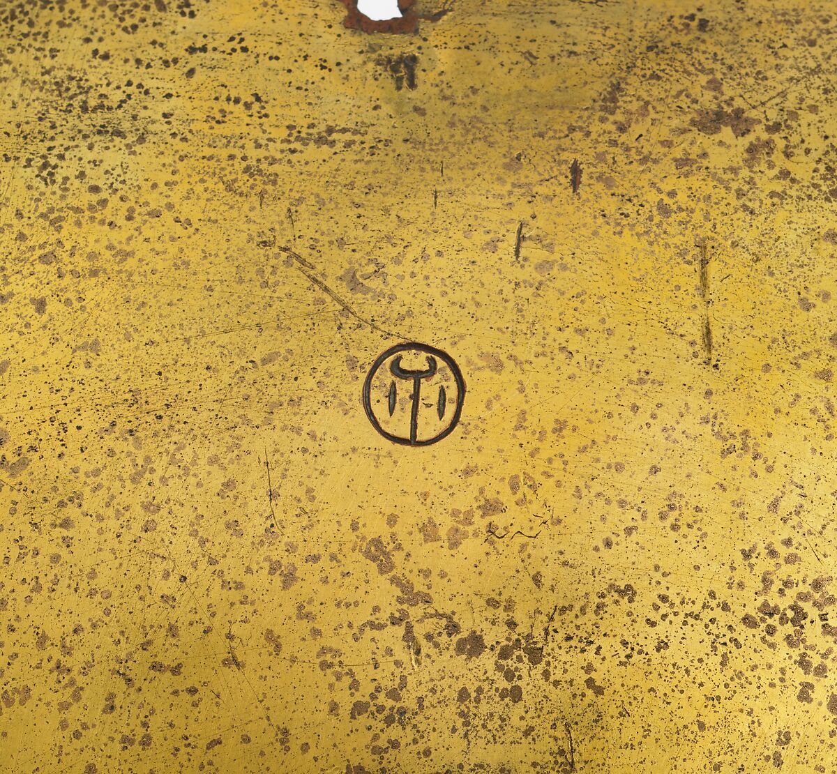 Shaffron (Horse's Head Defense), Copper alloy, gold, iron, Turkish