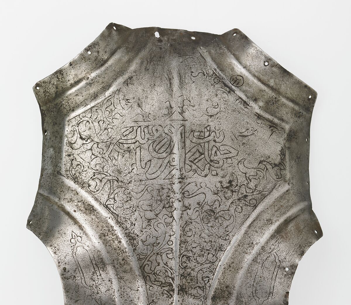 Shaffron (Horse's Head Defense), Steel, copper alloy, Turkish or Iranian