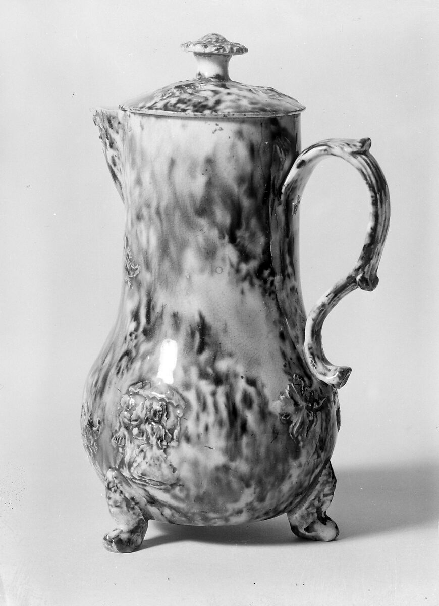 Covered milk jug, Possibly Wedgwood-Whieldon partnership (1754–59), Earthenware, British (American market) 